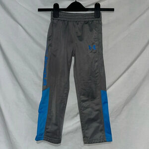 gray & blue Under Armour track pants size 4